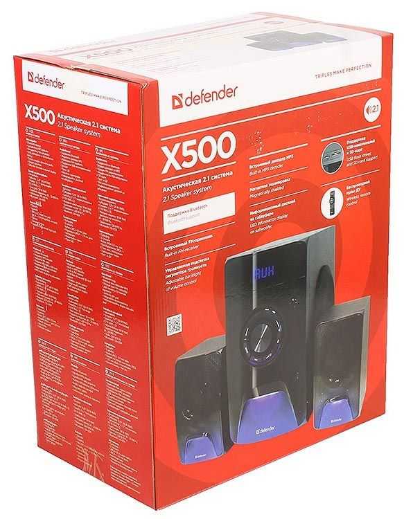 Обзор defender x500 – акустическая система 2.1 с подсветкой
