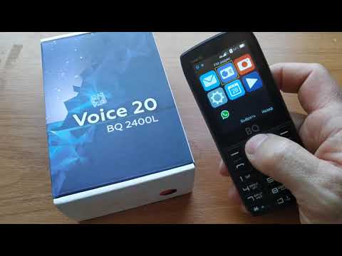 Bq 2400l voice 20 - интересный и необычный кнопочный смартфон