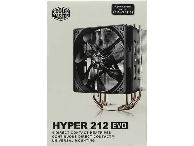 Обзор кулера cooler master hyper 212 rgb black edition: заметно охладил и ускорил intel core i5-8500