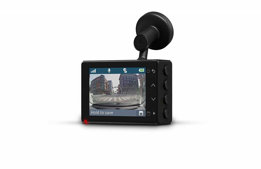 Видеорегистратор garmin dash cam 65w с голосовым управлением и функцией детектора разметки | hwp.ru