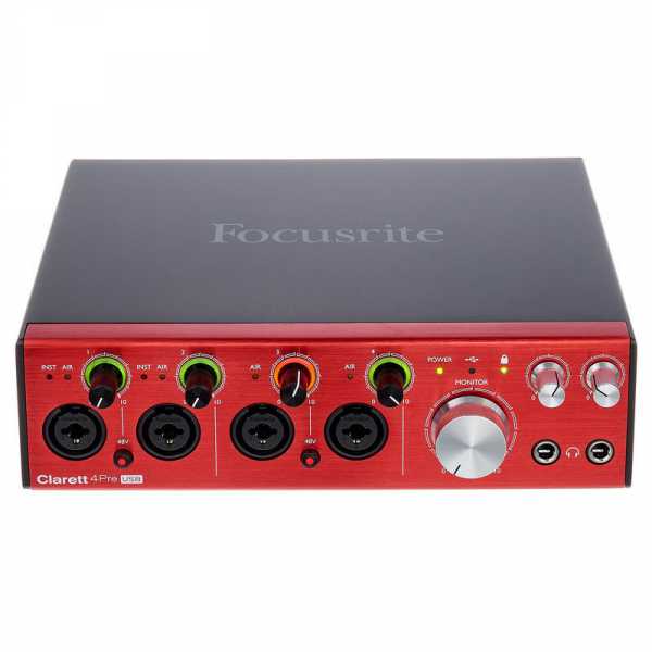 Focusrite red 8pre — флагманский звуковой интерфейс 64x64 c подключением по thunderbolt и dante
	| prosound