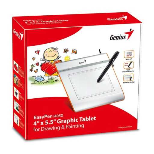 Графический планшет genius easypen i405x (размер: 4х5.5) (easypen i405 4x5,5) купить от 2290 руб в ростове-на-дону, сравнить цены, видео обзоры и характеристики - sku1042321