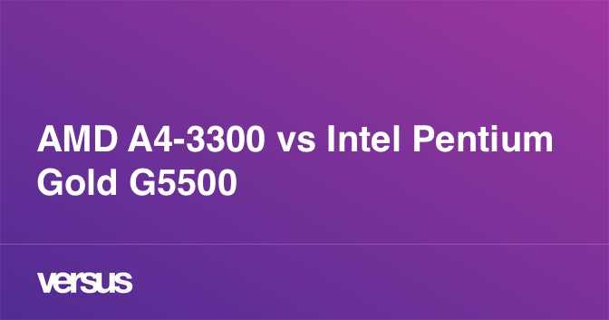 Intel pentium gold g5400 vs intel pentium gold g5500