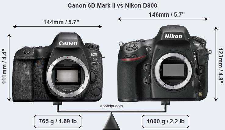 Canon eos 6d vs canon eos 6d mark ii: в чем разница?