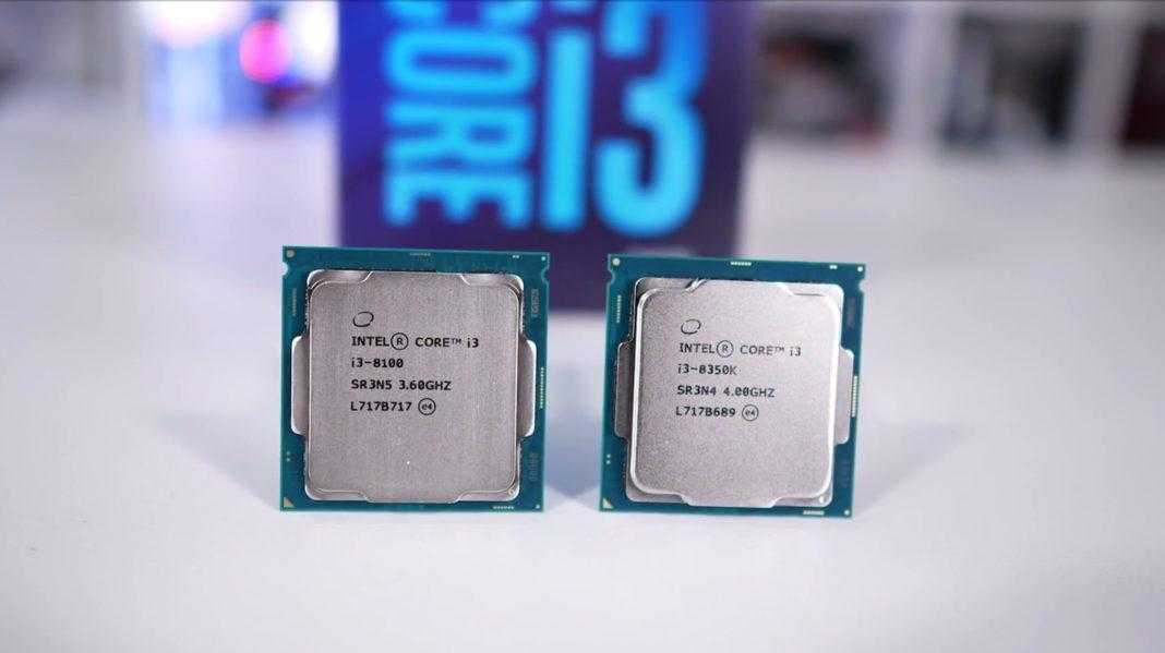 Intel core i3-7350k vs intel core i3-8350k