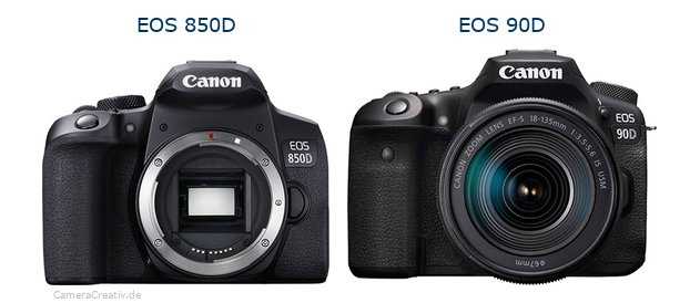 Canon eos 90d vs canon eos m50: в чем разница?