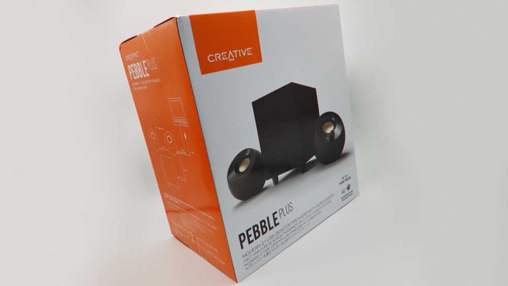 Обзор двухканальной акустической системы creative pebble v3