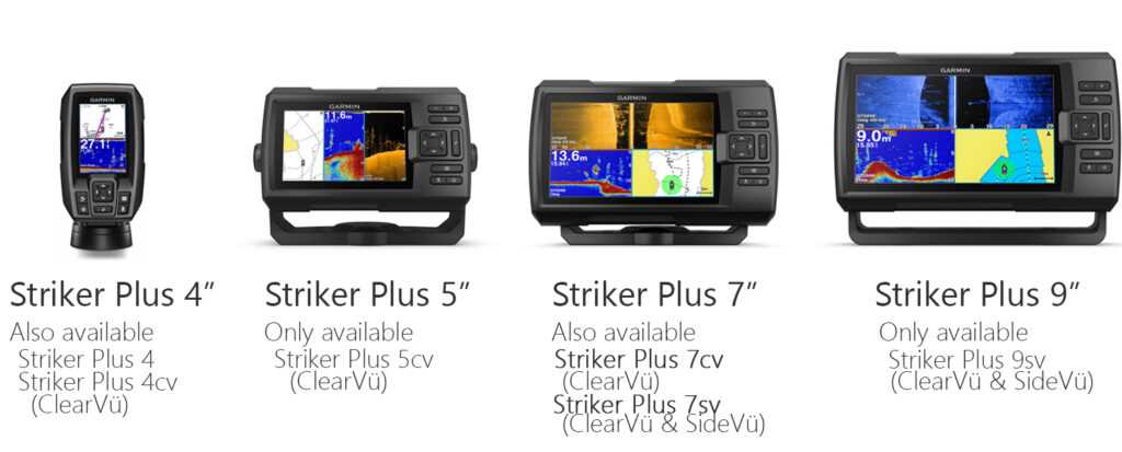 Как настроить garmin striker 4cv plus