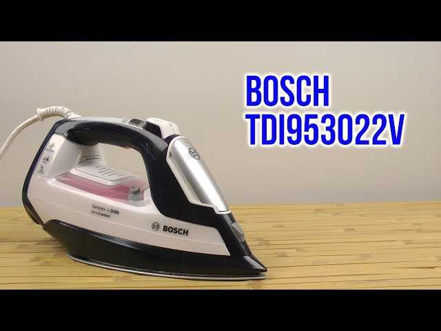 Bosch TDI 953022V - короткий, но максимально информативный обзор. Для большего удобства, добавлены характеристики, отзывы и видео.