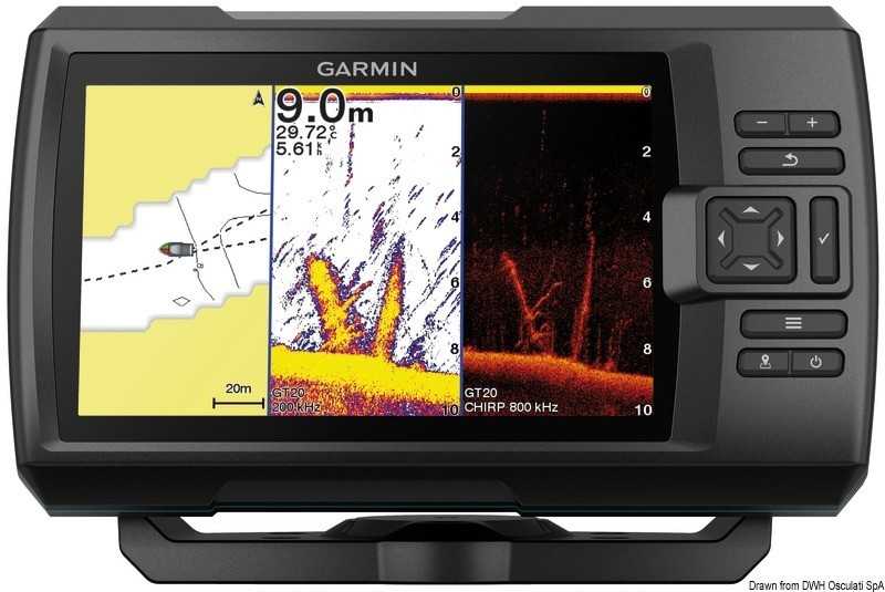 Обзор эхолотов garmin striker plus: 4, 4cv, 5cv, 7sv, 9sv