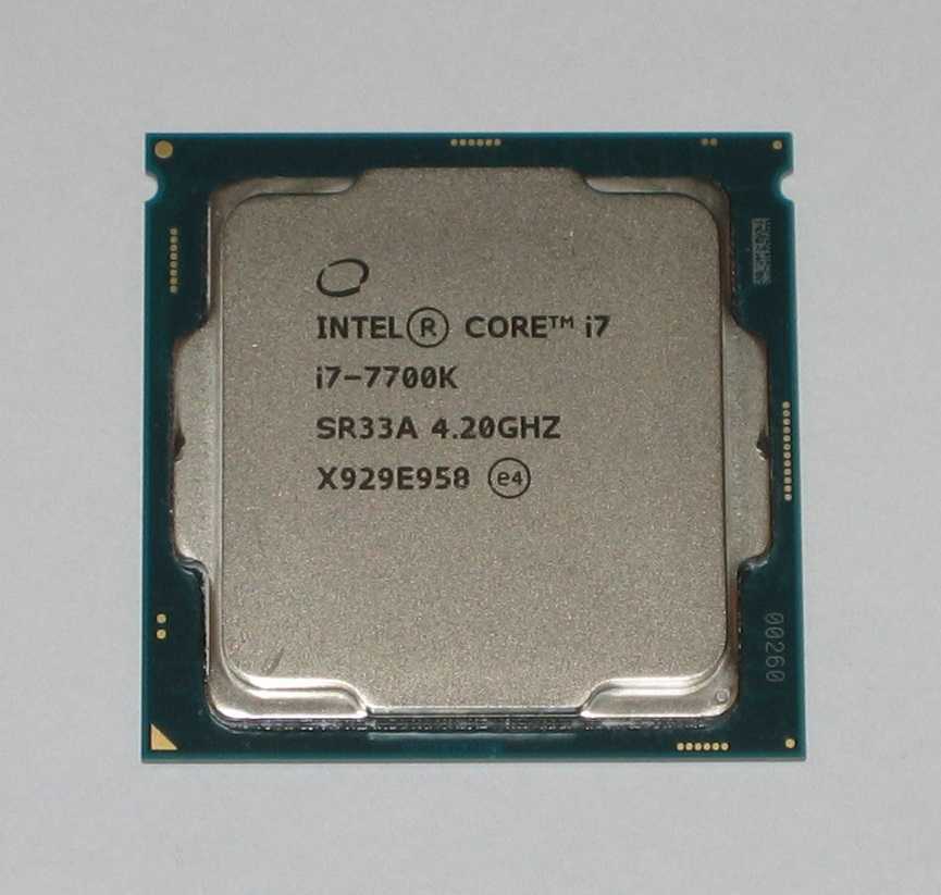 Intel core i77700 processor 8m cache up to 4.20 ghz спецификации продукции