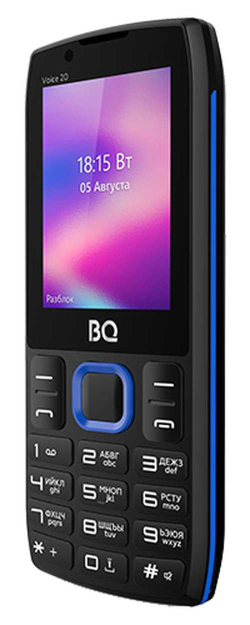 Bq 2400l voice 20 - интересный и необычный кнопочный смартфон