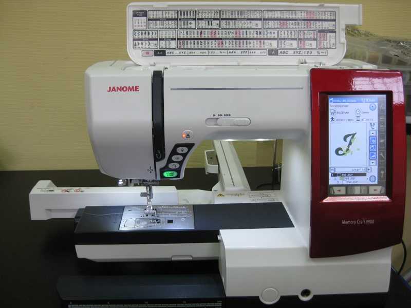 Обзор и характеристика вышивальных машин janome