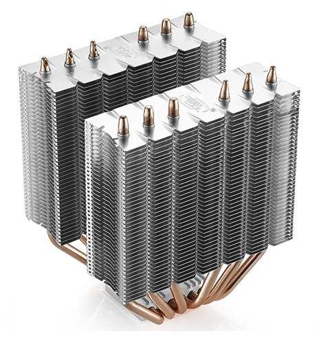 Кулер для процессора deepcool neptwin v2 + am4 dp-mch6-nt-wh am4 — купить, цена и характеристики, отзывы