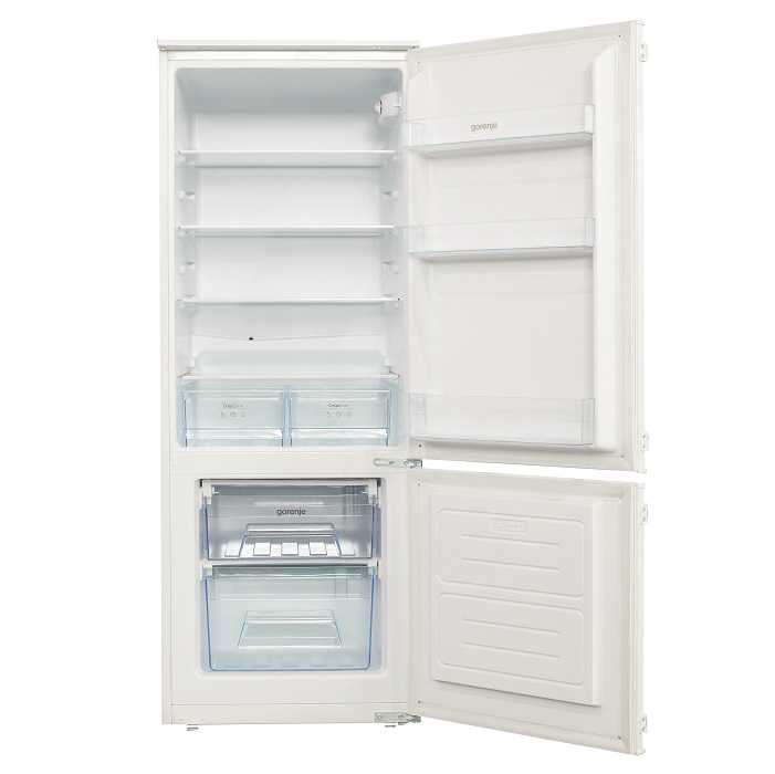 Топ-9 лучших встраиваемых двухкамерных холодильников gorenje